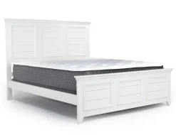Mor Furniture Beds|Bella Panel Bed In White, Twin