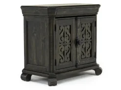 Mor Furniture Nightstands|Bellamy 4 Drawer Nightstand In Charcoal