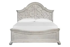 Mor Furniture Beds|Bellamy Arch Panel Bed In Charcoal, Eastern King