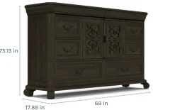Mor Furniture Dressers & Chests|Bellamy Dresser In White