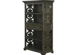 Mor Furniture Bookcases & Library Walls|Bellamy Office Bookcase In White