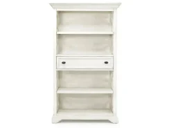 Mor Furniture Bookcases & Library Walls|Bellamy Office Bookcase In White