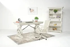 Mor Furniture Bookcases & Library Walls|Bellamy Office Bookcase In White