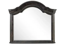 Mor Furniture Bedroom Sets|Bellamy Sleigh Bed, Dresser, Mirror & 4 Drawer Nightstand In , Queen Charcoal