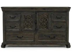 Mor Furniture Bedroom Sets|Bellamy Sleigh Bed, Dresser, Mirror & 4 Drawer Nightstand In , Queen Charcoal