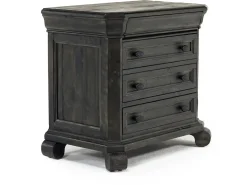 Mor Furniture Bedroom Sets|Bellamy Sleigh Bed, Dresser, Mirror & 4 Drawer Nightstand In , Queen Charcoal