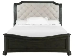Mor Furniture Beds|Bellamy Sleigh Bed W/ Storage In White, Queen