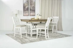 Mor Furniture Counter Height Tables|Dining Tables|Bellevue Counter Height Dining Table In Antique White