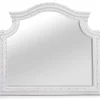 Mor Furniture Bedroom Mirrors|Bellevue Mirror In Antique White/ Walnut