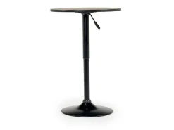 Mor Furniture Dining Tables|Bentley Adjustable Height Round Pub Table In Black, Swivel