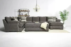 Mor Furniture Sectionals|Bermuda Tux Sofa Chaise Sectional, Left Facing, Down - Custom Order