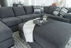 Mor Furniture Sectionals|Bermuda Tux Sofa Chaise Sectional In , Left Facing Victory Sterling
