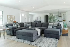 Mor Furniture Sectionals|Bermuda Tux Sofa Chaise Sectional In , Left Facing Victory Sterling