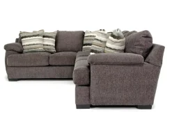 Mor Furniture Sectionals|Bermuda Tux Sofa Sectional In , Left Facing Victory Sterling