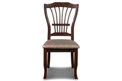 Mor Furniture Seating For 6|Dining Room Sets|Bixby Oval Dining Table & 6 Chairs In Espresso