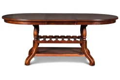 Mor Furniture Dining Tables|Bixby Oval Extendable Dining Table In Espresso