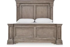 Mor Furniture Beds|Blairhurst Panel Bed In Light Grayish Brown, Queen