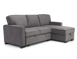 Mor Furniture Sofas|Bloom Reversible Sofa Chaise In Gray