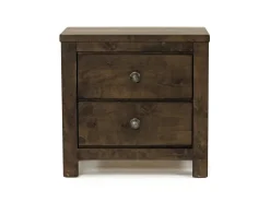 Mor Furniture Bedroom Sets|Blue Ridge Panel Bed, Dresser, Mirror & Nightstand In Rustic Gray, Queen