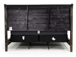 Mor Furniture Beds|Blue Ridge Panel Bed In Rustic Gray, Queen