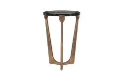 Mor Furniture Outdoor Accent Tables|Bohdi Outdoor Round Accent Table In Gold