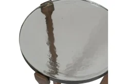 Mor Furniture Outdoor Accent Tables|Bohdi Outdoor Round Accent Table In Gold