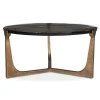 Mor Furniture Outdoor Coffee Tables|Bohdi Outdoor Round Coffee Table In Gold