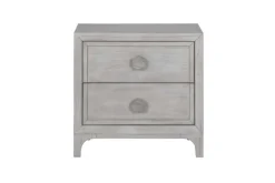 Mor Furniture Bedroom Sets|Boho Chic Platform Bed, Dresser, Mirror & Nightstand In Washed White, Full