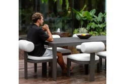 Mor Furniture Outdoor Dining Chairs|Bolster Outdoor Side Chair In White
