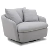 Mor Furniture Chairs|Boomer Swivel Chair In Dove