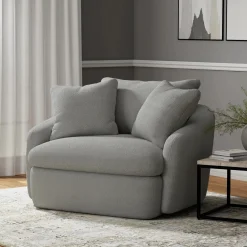Mor Furniture Chairs|Boomer Swivel Chair In Dove