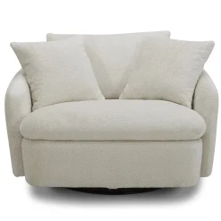 Mor Furniture Chairs|Boomer Swivel Chair In Dove