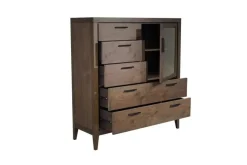 Mor Furniture Armoires|Boracay Armoire In Wild Oats Brown