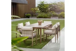Mor Furniture Outdoor Dining Chairs|Borneo Outdoor Side Chair In Brown