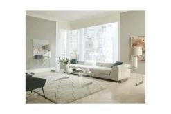 Mor Furniture Sofa & End Tables|Bowie Sofa Table In Clear Acrylic/Brushed Stainless Steel