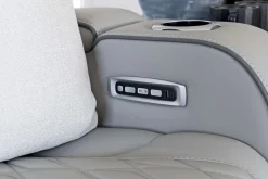 Mor Furniture Reclining Loveseats|Loveseats|Boyington 2 Power Console Loveseat In Gray Leather