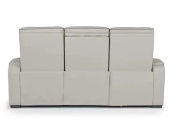 Mor Furniture Reclining Sofas|Sofas|Boyington 2 Power Sofa W/ Drop Down Table In Black Leather