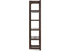 Mor Furniture Bookcases & Library Walls|Breckington Bookcase In Dark Brown
