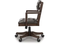 Mor Furniture Desk Chairs|Breckington Desk Chair In Dark Brown