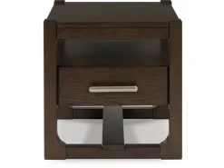 Mor Furniture Sofa & End Tables|Breckington End Table In Dark Brown