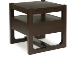 Mor Furniture Sofa & End Tables|Breckington End Table In Dark Brown