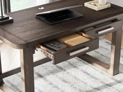 Mor Furniture Desks|Breckington Office Desk In Dark Brown