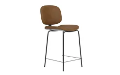 Mor Furniture Seating For 4|Round Dining Sets|Brennan Round Counter Height Dining Table & 4 Stools In James Mocha