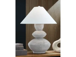Mor Furniture Shop All Lighting & Lamps|Office Lighting|Brickdon Table Lamp In Distressed White