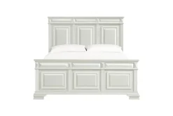 Mor Furniture Beds|Bridgestone Panel Bed In Antique White, Queen