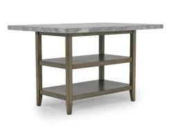 Mor Furniture Seating For 4|Counter Height Dining Sets|Brighton Counter Height Dining Table & 4 Stools In Gray