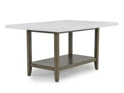 Mor Furniture Seating For 4|Dining Room Sets|Brighton Dining Table & 4 Chairs In Gray