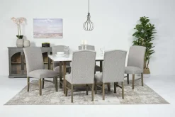 Mor Furniture Dining Chairs|Brighton Side Chair In Light Gray/Light Brown