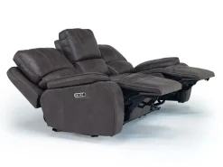 Mor Furniture Reclining Sofas|Sofas|Brookings 2 Power Sofa In Charcoal Gray