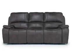 Mor Furniture Reclining Sofas|Sofas|Brookings 2 Power Sofa In Charcoal Gray